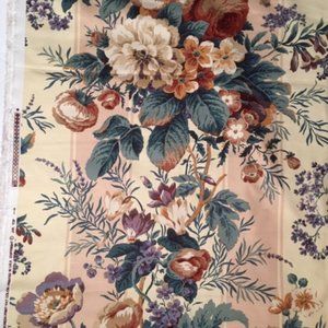 Vintage Jay Yang Decorator Fabric 2 yards